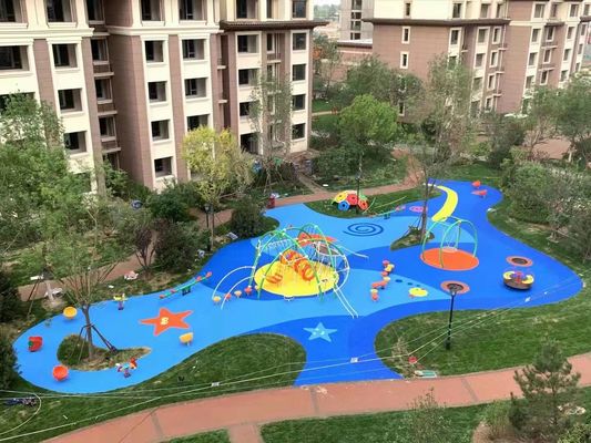 Aussenkinder-Spielplätze Fußboden EPDM Gummifußboden für Vergnügungspark