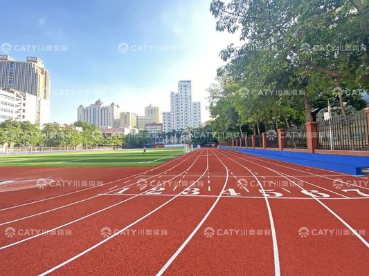 WA zugelassen Klasse II ESP Vorgefertigte Laufbahn Sportboden Athletikbahn YUUZ