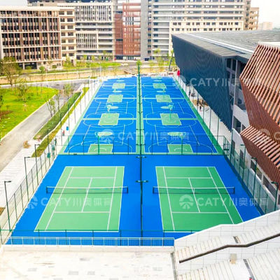 Umweltschonende, stoßdämpfende elastische Acrylbahn für Basketball Volleyball Badminton Pickleball Futsal Tennisbahn