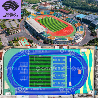 IAAF-zertifizierte Anlagen für Sportstrecken EPDM-Granulate Materialien für Schulen Sportanlagen Landschaftsgestaltung