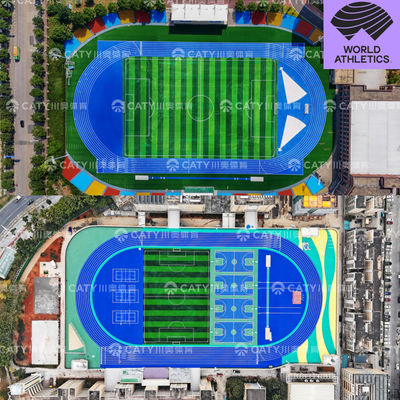 WA genehmigt Wettbewerb-Grade synthetische Gummi-Strecke für Gummi Track and Field internationale Wettbewerbe