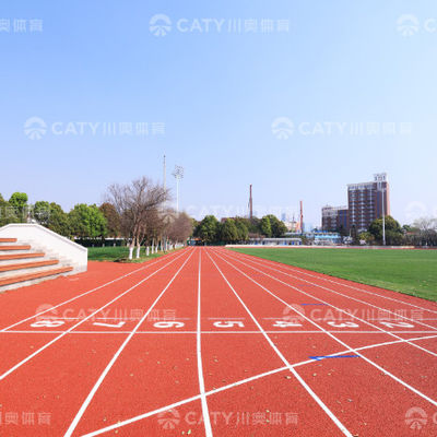 Einfache Installation Synthetischer Gummi Laufbahn Leichtathletik Tracks Material EPDM Gummi Bodenbelag