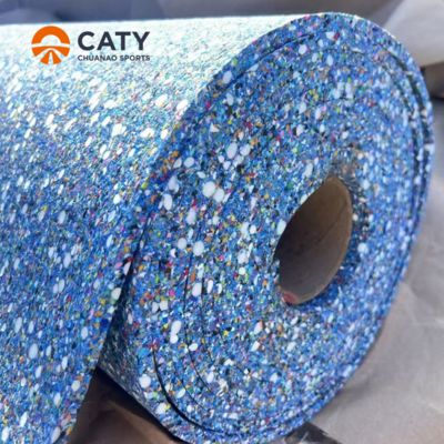 IAAF Certified Seamless Semi-Prefabricated Running Track, professionelle Installation mit All-Weather-Durabilität