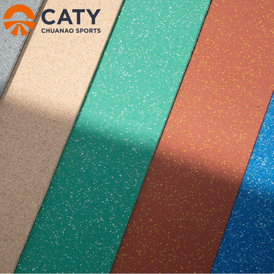 Umweltschonend aus 10 mm dicken Gummirollen für gewerbliche Böden mit 70% EPDM- und 30% SBR-Granulaten