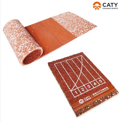 Zeitersparnis bei der Installation von halb vorgefertigten Laufbahnen, Multisportbelägen mit geringem Wartungsaufwand