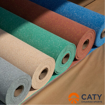 Rutschfeste und verschleißfeste EPDM-Gummirolle, Sicherheitsgewährleistung und Schallabsorption für den gewerblichen Gebrauch