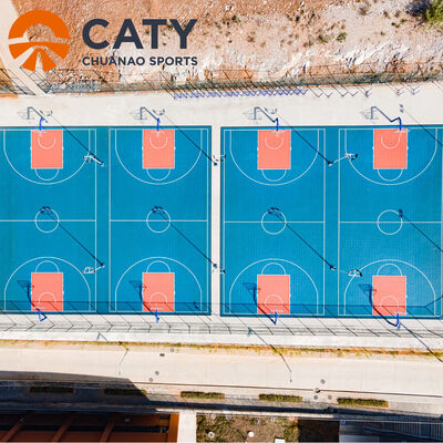 Stable Quality and Fast Installation of Semi-Prefabricated Sports Court System for Educational and Community Projects