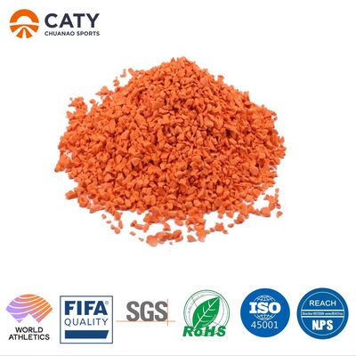 Anti-UV Sportlaufbahn Spielplatzmaterialien Verschleißbeständige EPDM-Gummigranulate