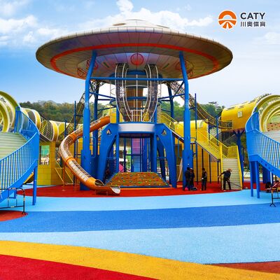 Hochwertige EPDM SBR Gummigranulat Gummierte Laufbahn Oberfläche für Spielplätze im Freien Fallschutzboden