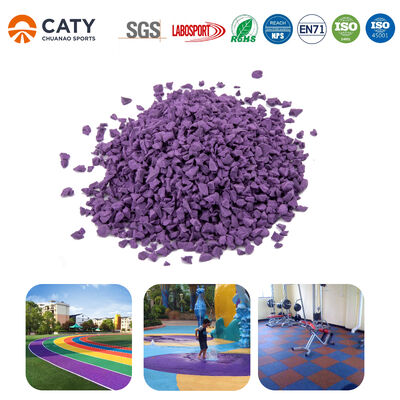 Elastische und langlebige, umweltfreundliche EPDM-Granulate als Grundschicht für Fitnessrouten und Kinderspielplätze